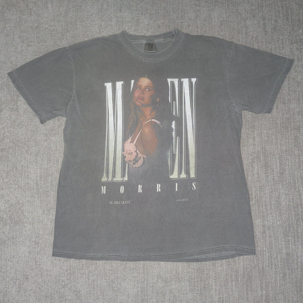 Maren Morris Humble Quest Tour T-Shirt Mens XL Comfort Colors Gray Graphic Tee